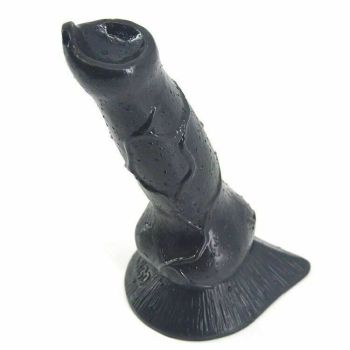 House Of Dasein Faak Fantasy Dildo Dong Rubber Sex Toy 6.8Cm Thick Butt Plug Purple - Black