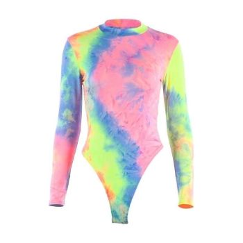 House Of Dasein Tie Dye Onesie Abdl Ddlg Clothing - Rainbow - M