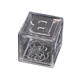 House Of Dasein Littlest Block Storage - Transparent - 3X3cm
