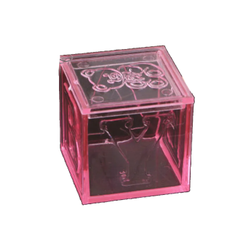 House Of Dasein Littlest Block Storage - Pink - 4.5X4.5Cm