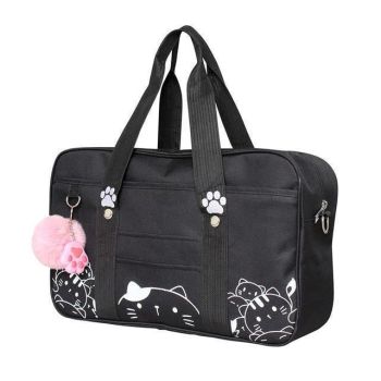Hod Health & Home Kitten Duffle Bag - Black - Cat