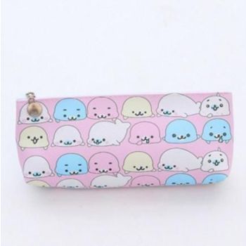 House Of Dasein Happy Whale Pencil Case - Pink Whales