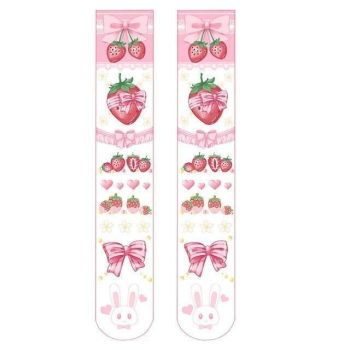 House Of Dasein Strawberry Babe Stockings - Strawberry Stockings