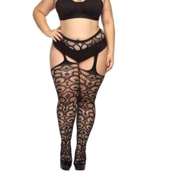 Hod Health & Home Plus Size Pantyhose Stretch Nylon Sexy Panties One - Style 1