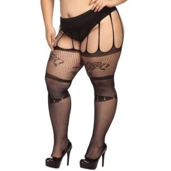 Hod Health & Home Plus Size Pantyhose Stretch Nylon Sexy Panties One - Style 4