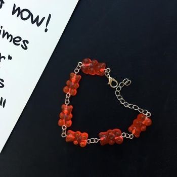 Veile Studios Gummy Bear Bracelet - Red