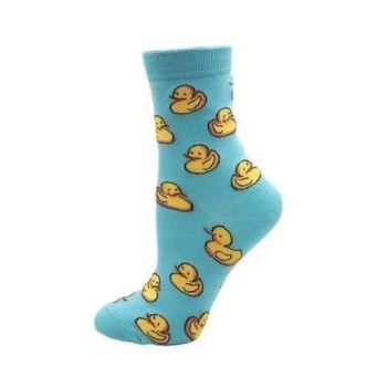 House Of Dasein Blue Little One Duck Socks - Blue