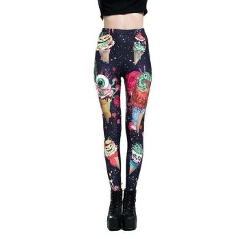 House Of Dasein Space Monster Leggings - Black - Xxxl