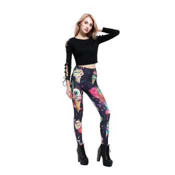 House Of Dasein Space Monster Leggings - Black - 4Xl
