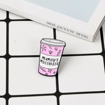 Hod Health & Home Mermaid Macchiato Pin - Coffee