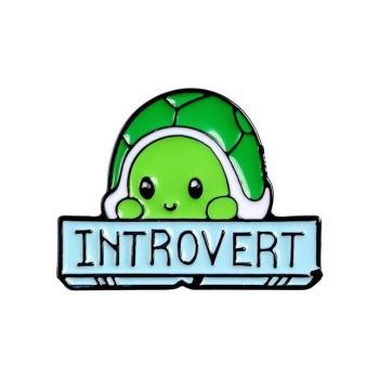 Hod Health & Home Pins With Pizza Introverted - Introverted Turtle