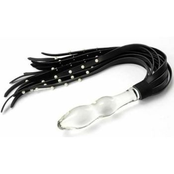 House Of Dasein Pearl Flogger Anal Plug Spanking Bondage Kink Fetish - Clear