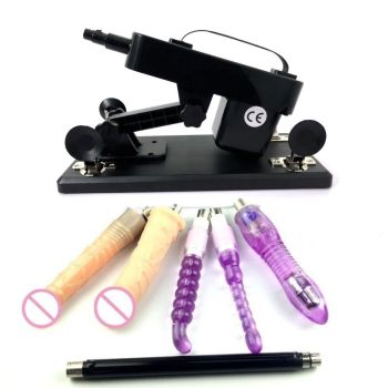 House Of Dasein Automatic Thrusting Love Sex Machine Masturbation 5 Dildos Australian Version - Black