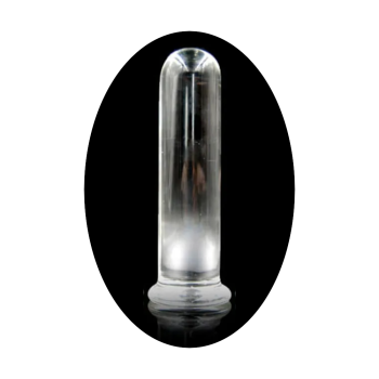 House Of Dasein Four Sizes Crystal Realistic Dildo Glass Dong Spot Butt Plug Sex Toy - 4.5Cm