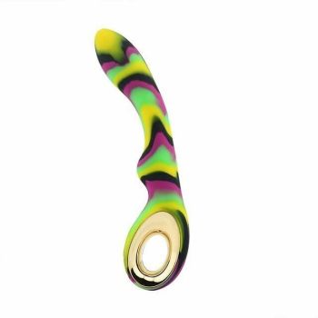 House Of Dasein 10 Speed Dildo Heating Vibrator G Spot Clitoral Stimulator Colourful Sex Toy - Green