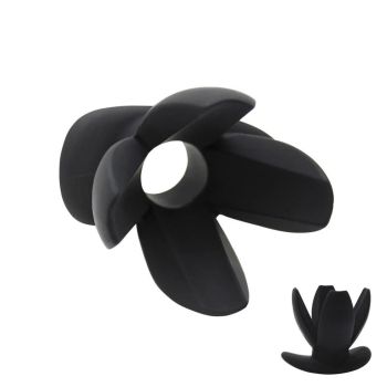 House Of Dasein Black Anal Plug Spreader Silicone Butt Dilator Speculum Bdsm Medical Fetish - Black