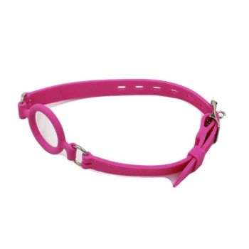 House Of Dasein Pink Silicone Open Mouth Gag Oral Sex Ring Bdsm Bondage Restraints - Pink