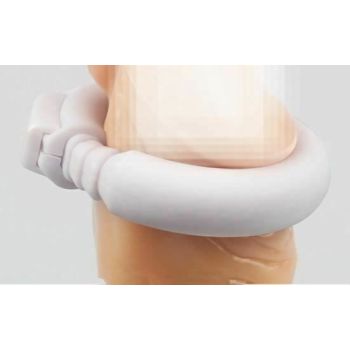 House Of Dasein Cock White Or Black Silicone Penis Rings Delay Ejaculation Men - White