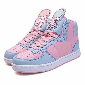 Hod Health & Home Anime Harajuku Cute Lolita Womens Little Twin Star Hi Tops Shoes - 37