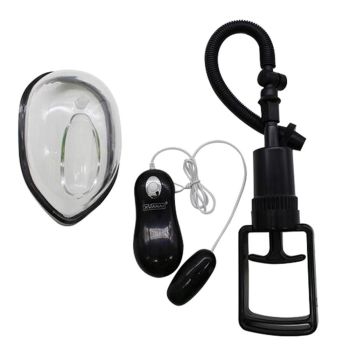 House Of Dasein Pussy Pump Vibrator Clitoris Nipple Sucker Bdsm Kink Fetish - Black