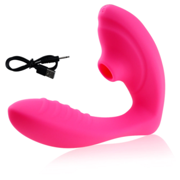 House Of Dasein Sucking Clitoris Vibrator Suction Gspot Oral Stimulator Sex Toys Women - Pink - Nobox