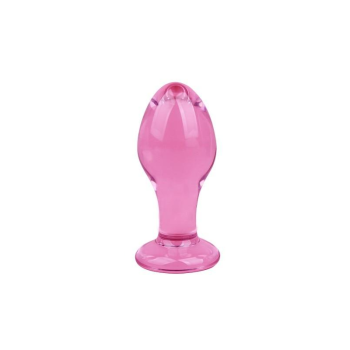 House Of Dasein Beautiful Pink Glass Anal Butt Plugs Pretty Sex Toys - Pink - Medium - Type B