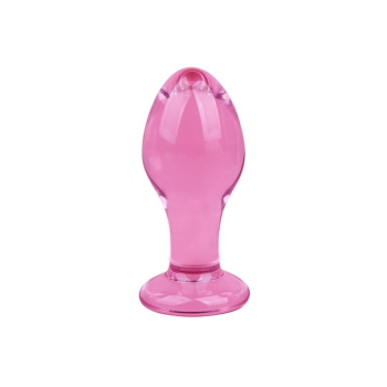 House Of Dasein Beautiful Pink Glass Anal Butt Plugs Pretty Sex Toys - Pink - Large - Type B