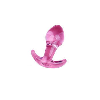 House Of Dasein Beautiful Pink Glass Anal Butt Plugs Pretty Sex Toys - Pink - Small - Type A