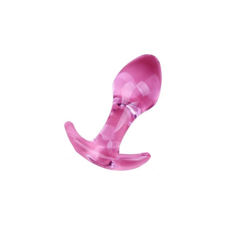 House Of Dasein Beautiful Pink Glass Anal Butt Plugs Pretty Sex Toys - Pink - Medium - Type A