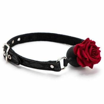 House Of Dasein Rose Mouth Gag Bdsm Bondage Restraints Couples Sex Toy - Black