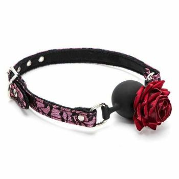 House Of Dasein Rose Mouth Gag Bdsm Bondage Restraints Couples Sex Toy - Pink
