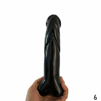 House Of Dasein Natural Black Obsidian Massage Wand Dildo Sex Toys Women - Black - Obsidian 6