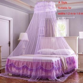 House Of Dasein Basic Mesh Bed Canopy For Abdl Ddlg Play Littles Room Decor - Purple