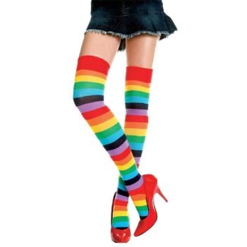 Hod Health & Home Rainbow Knee Socks - Rainbow