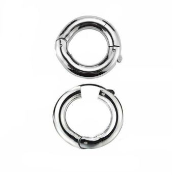 House Of Dasein Stainless Steel Ball Stretcher Penis Metal Cock Ring For Men - Small