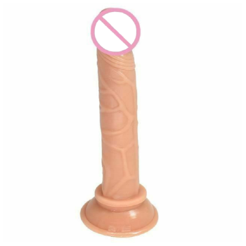 House Of Dasein Deep Throat Suction Cup Dildo Realistic Penis Bondage Kink - Skin