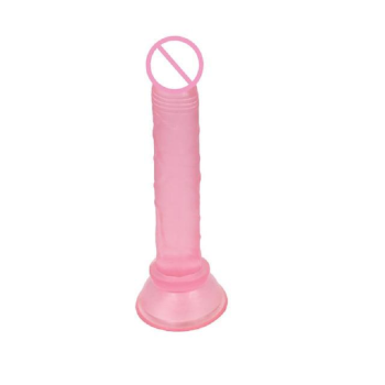 House Of Dasein Deep Throat Suction Cup Dildo Realistic Penis Bondage Kink - Pink