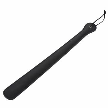 House Of Dasein Long Black Pu Leather Ass Spanking Paddle Slave Impact Toy Play Fetish Bdsm - Black