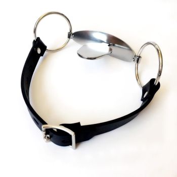 House Of Dasein Bdsm Full Steel Tongue Bondage Restraint Mouth Plug Gag - Silver