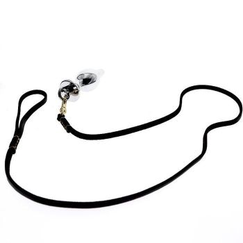 House Of Dasein Metal Butt Plug With Leash Bdsm Toys - S
