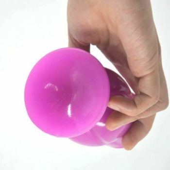 House Of Dasein Silicone Anal Butt Plug Huge Dildo Suction Cup Bdsm Fetish - Purple