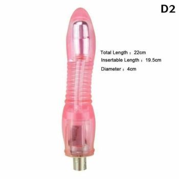 House Of Dasein 28 Types Pink Purple Dildos A2 / F2 Sex Machine Attachments - Pink - D2