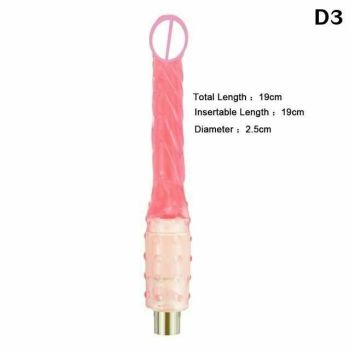 House Of Dasein 28 Types Pink Purple Dildos A2 / F2 Sex Machine Attachments - Pink - D3
