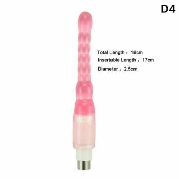 House Of Dasein 28 Types Pink Purple Dildos A2 / F2 Sex Machine Attachments - Pink - D4