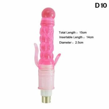 House Of Dasein 28 Types Pink Purple Dildos A2 / F2 Sex Machine Attachments - Pink - D10