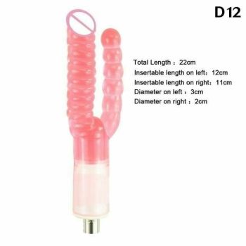House Of Dasein 28 Types Pink Purple Dildos A2 / F2 Sex Machine Attachments - Pink - D12