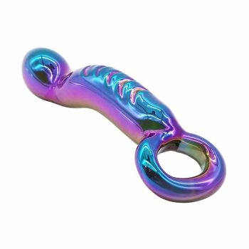 House Of Dasein 17.5Cm Waterproof Mermaid Glass Butt Plug Anal Dildo Sex Toy - Multicolour