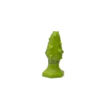 House Of Dasein Huge Green Silicone Butt Plug With Thorns Soft Flexible Anal Dildo - Green - S