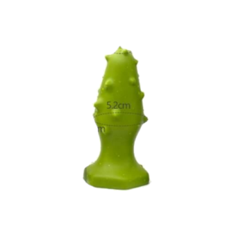 House Of Dasein Huge Green Silicone Butt Plug With Thorns Soft Flexible Anal Dildo - Green - L