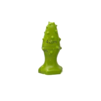 House Of Dasein Huge Green Silicone Butt Plug With Thorns Soft Flexible Anal Dildo - Green - M